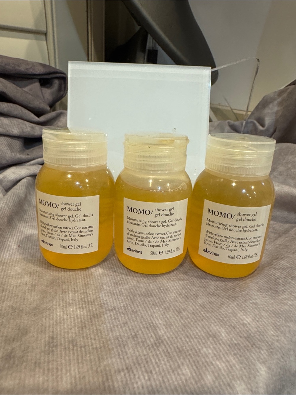 MOMO Moisturizing Shower Gel Trio - 50 ml 1.69fl oz set
